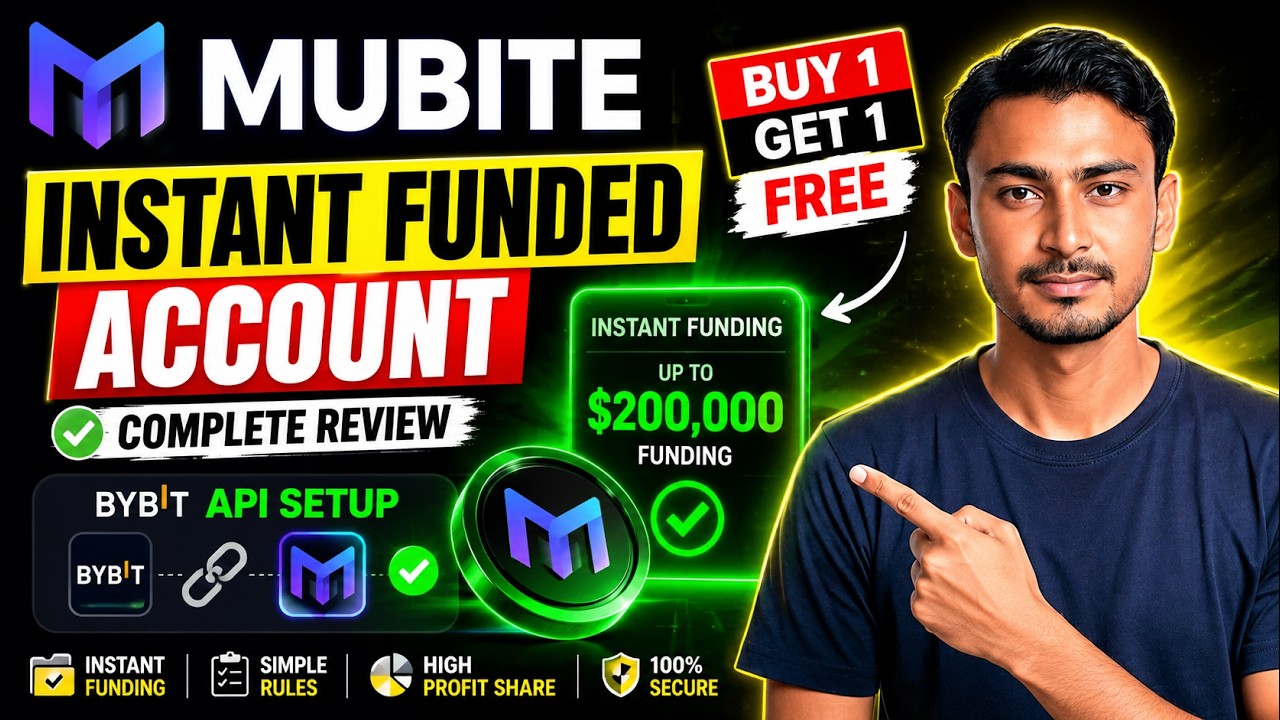 Mubite Instant Funded Account Review 2026 | Bybit API Setup Tutorial | Buy 1 Get 1 Free Offer