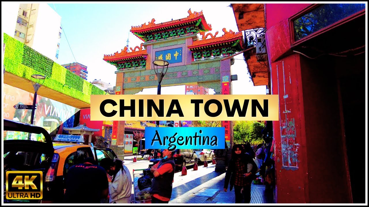 【4K】Walking Tour of Buenos Aires - CHINA TOWN (Barrio Chino) Belgrano - Argentina Vlog