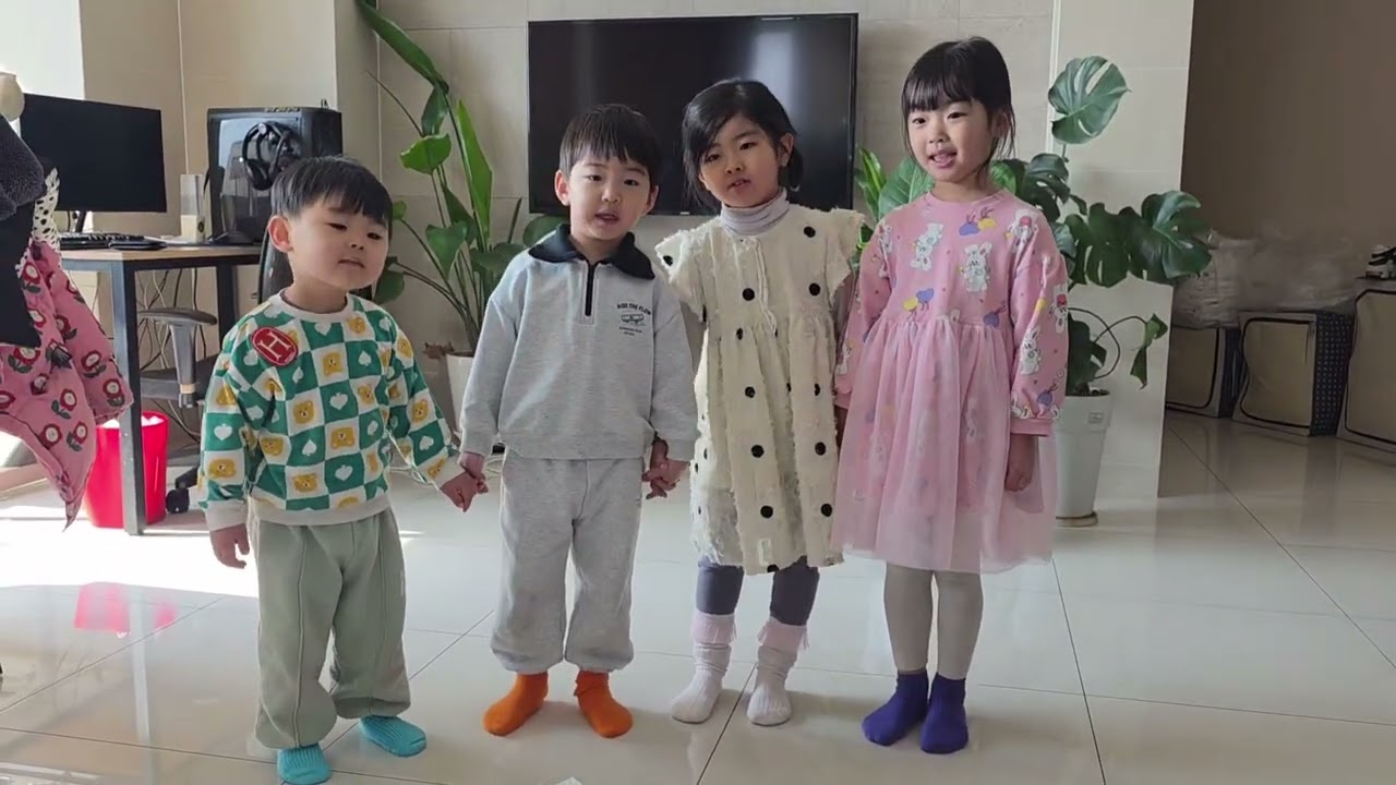 손주들의 설명절 특별 찬양 '예수님이 말씀하시니'
