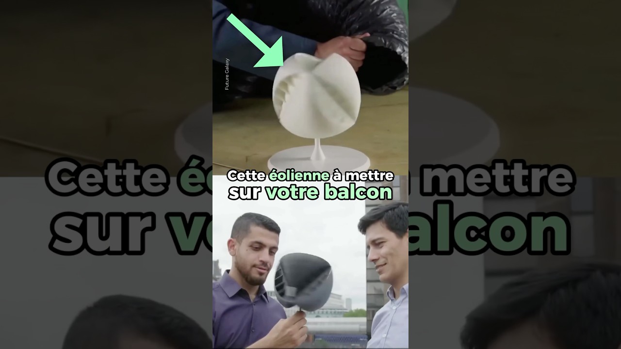 Cette &eacute;olienne &agrave; mettre sur votre balcon fait baisser vos factures #innovation