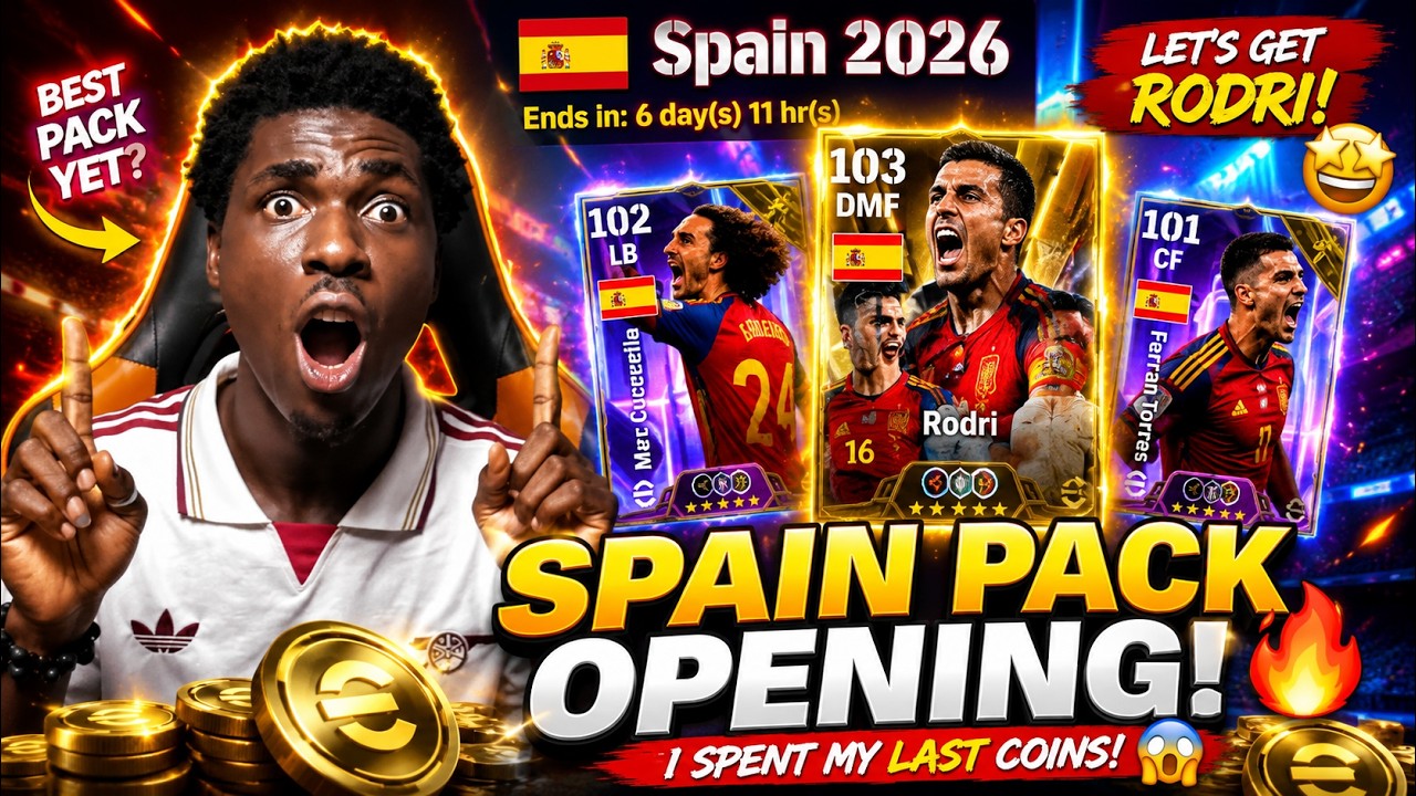 🇪🇸 Смогу ли я выбить Родри? 😱 | Открытие паков &laquo;Испания 2026&raquo;!