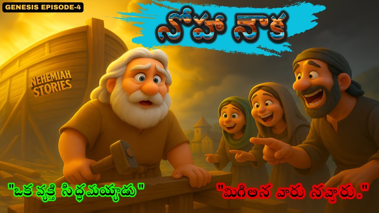Genesis Episode 4:Noah’s Ark:–వరద మరియు దేవుని రక్షణ|