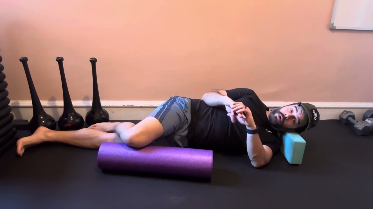 Side-lying hip drill
