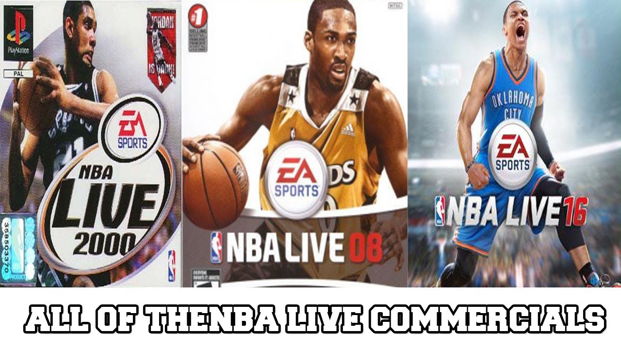 EVOLUTION OF: NBA LIVE 96-16 TV COMMERCIALS - (1995-2016)
