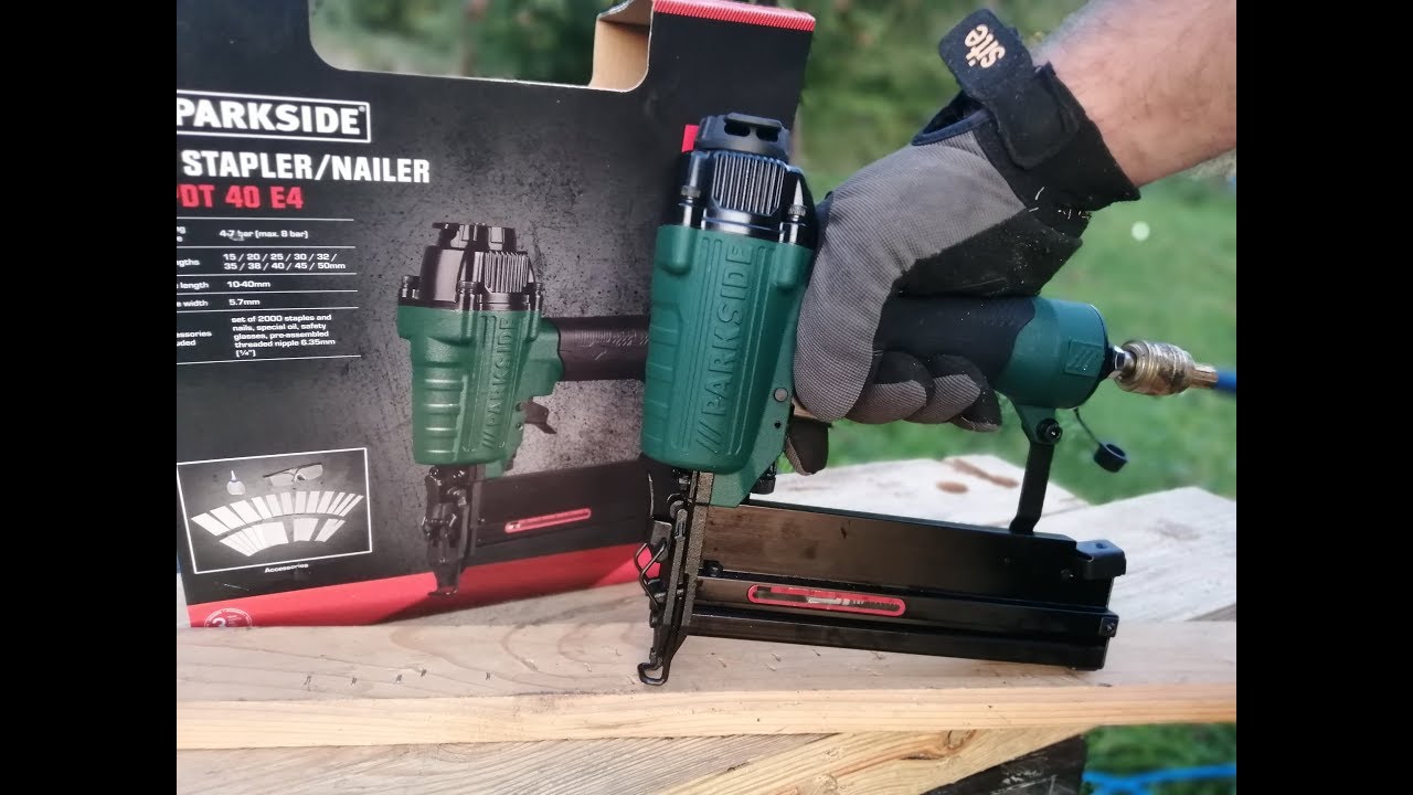 Пневматический степлер PARKSIDE PDT 40 E4
