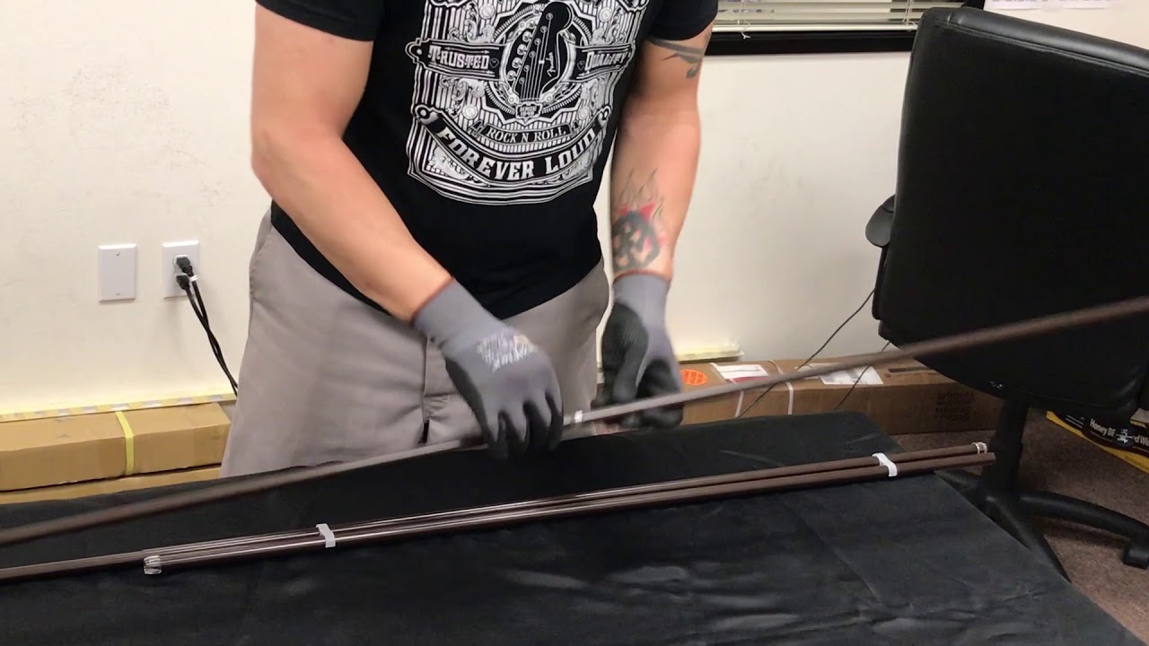 Assembling Curtain Rod and Attaching Finials
