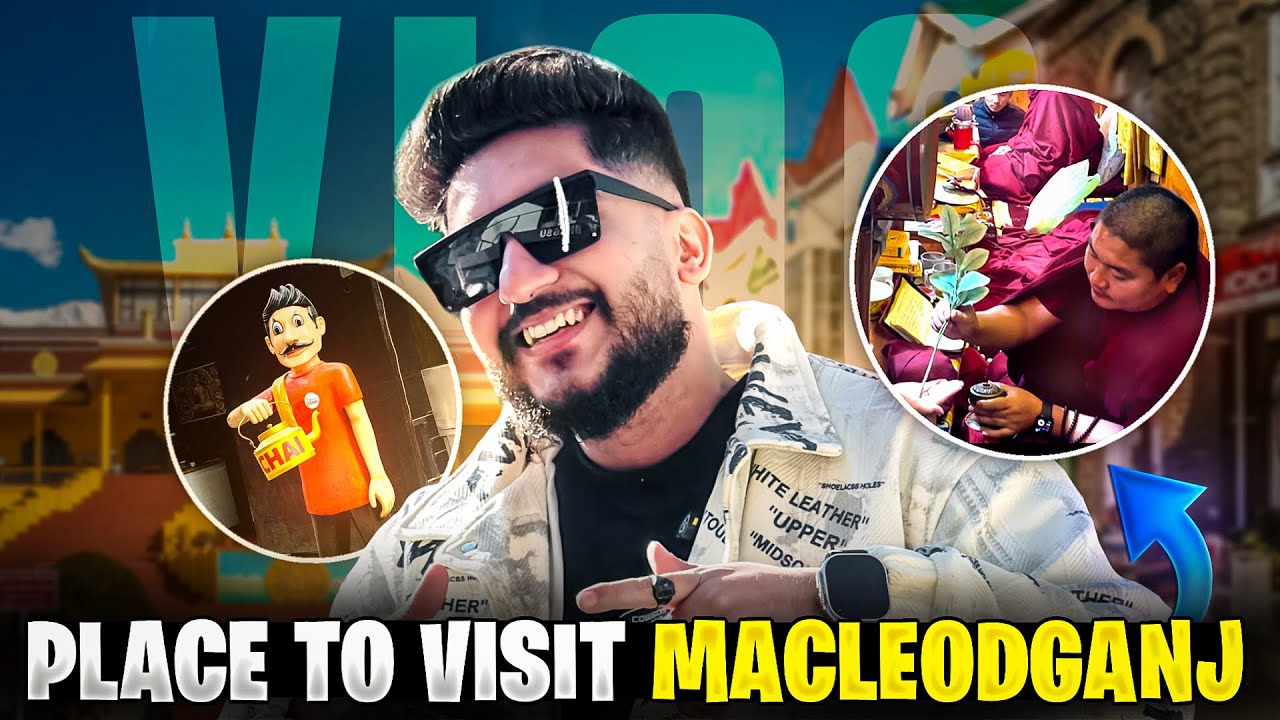 McLeod Ganj Travel Vlog🏔️ | Places to Visit, Cafes, Waterfall & Sunset Views | Tarun Vlogs Ki Duniya