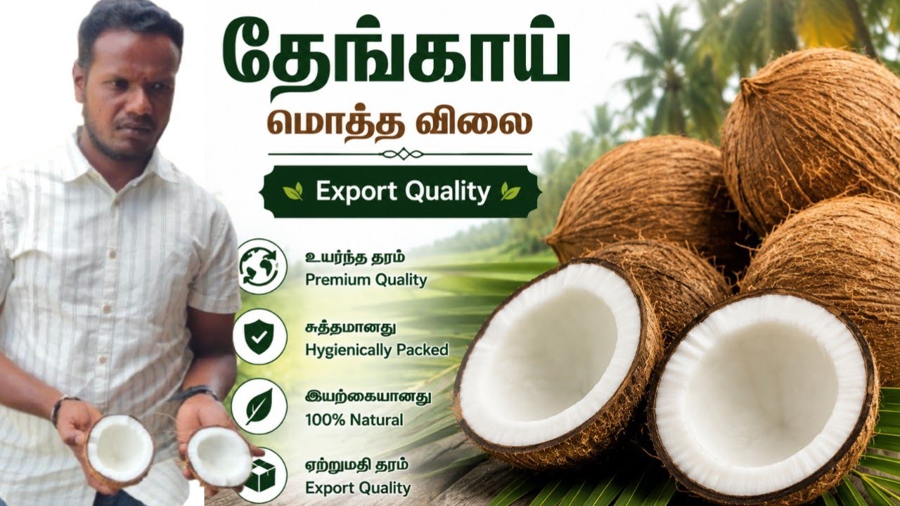 பொள்ளாச்சி தேங்காய் மொத்த விலையில் | Wholesale coconut 