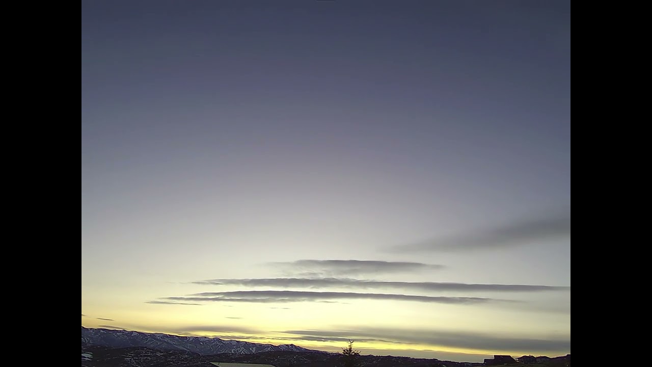 Sunset Time-lapse: Thursday, January 29, 2026