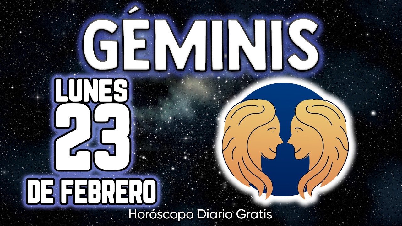 DIOS TE ELIGIÓ❗️🙏☝VAS A RECIBIR ALGO GIGANTE🙏 géminis ♊ Horóscopo diario 23 DE FEBRERO 2026 🔮 #new
