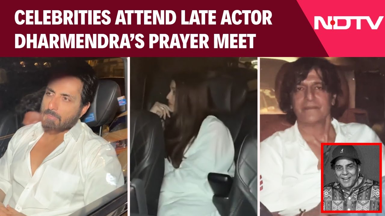 Dharmendra Prayer Meet | From Khans To Bachchans, Megastars Attend Dharmendra's Final Prayer