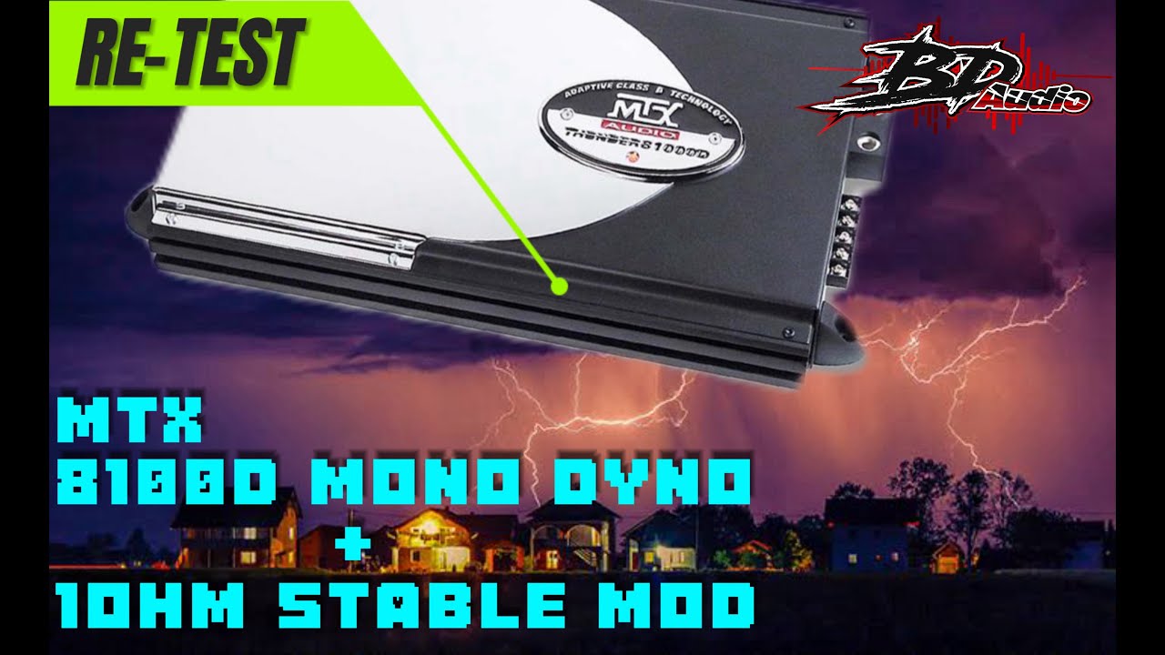 MTX 81000D back on the dyno and 1ohm stable mod
