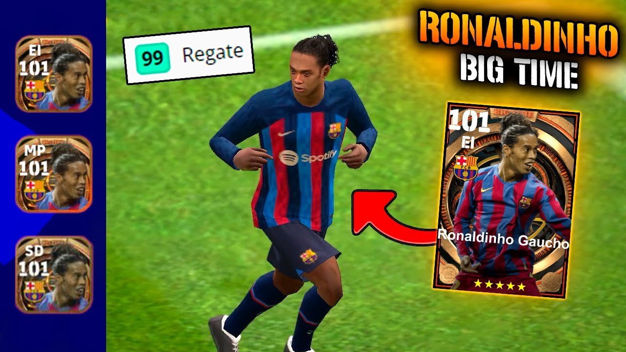 Así JUEGA la SONRISA del FÚTBOL 😍⚽ *Ronaldinho Big Time 101* | EFOOTBALL 2023 Mobile