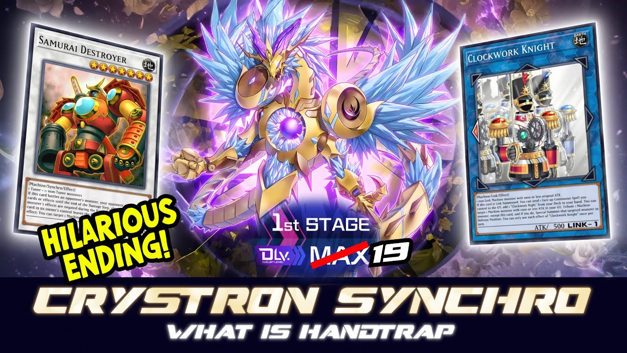 CRYSTRON - THIS DECK JUST GIVE ZERO F***S ‼️ [Yu-Gi-Oh! Master Duel]