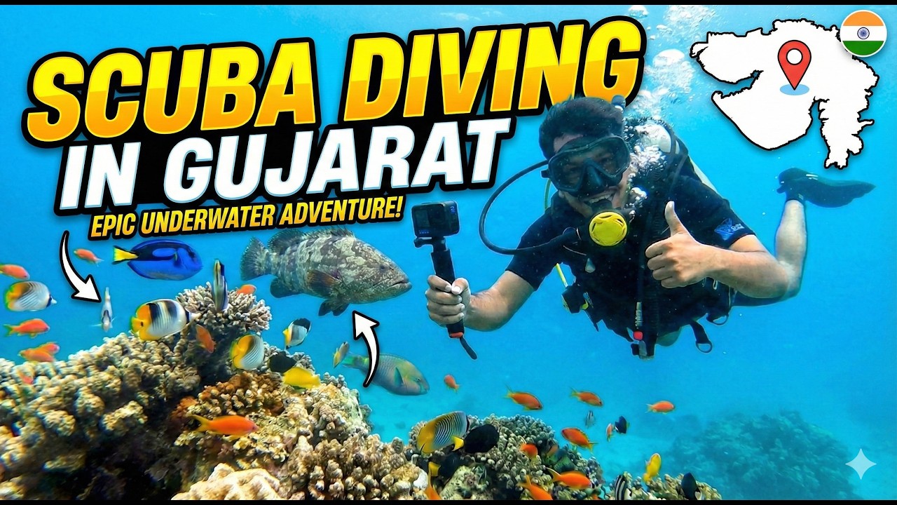 Scuba Diving at shivrajpur Beach 🏖️ | Dwarka Series | Vansh Diaries!