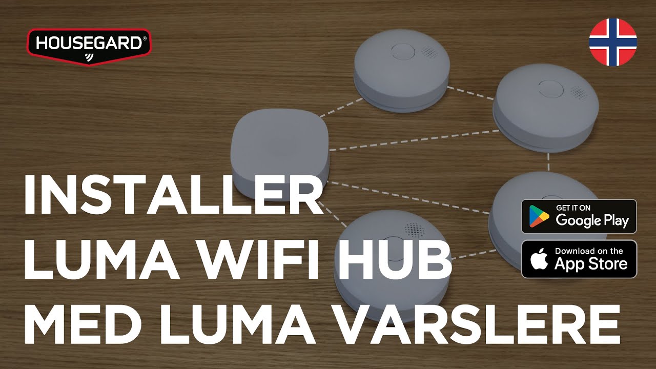 Installer Luma Hub med Smoke Alarm - NO