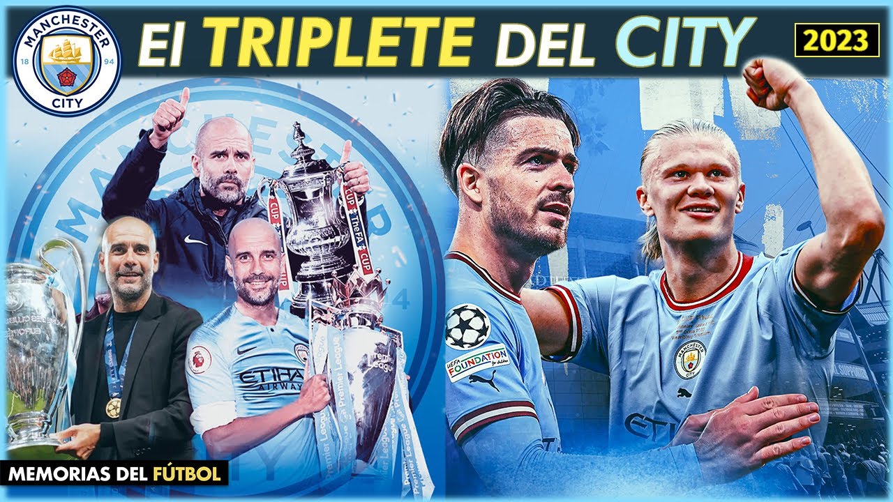 El TRIPLETE del MANCHESTER CITY 🏆🏆🏆 (2023) La PELÍCULA 💙🤍