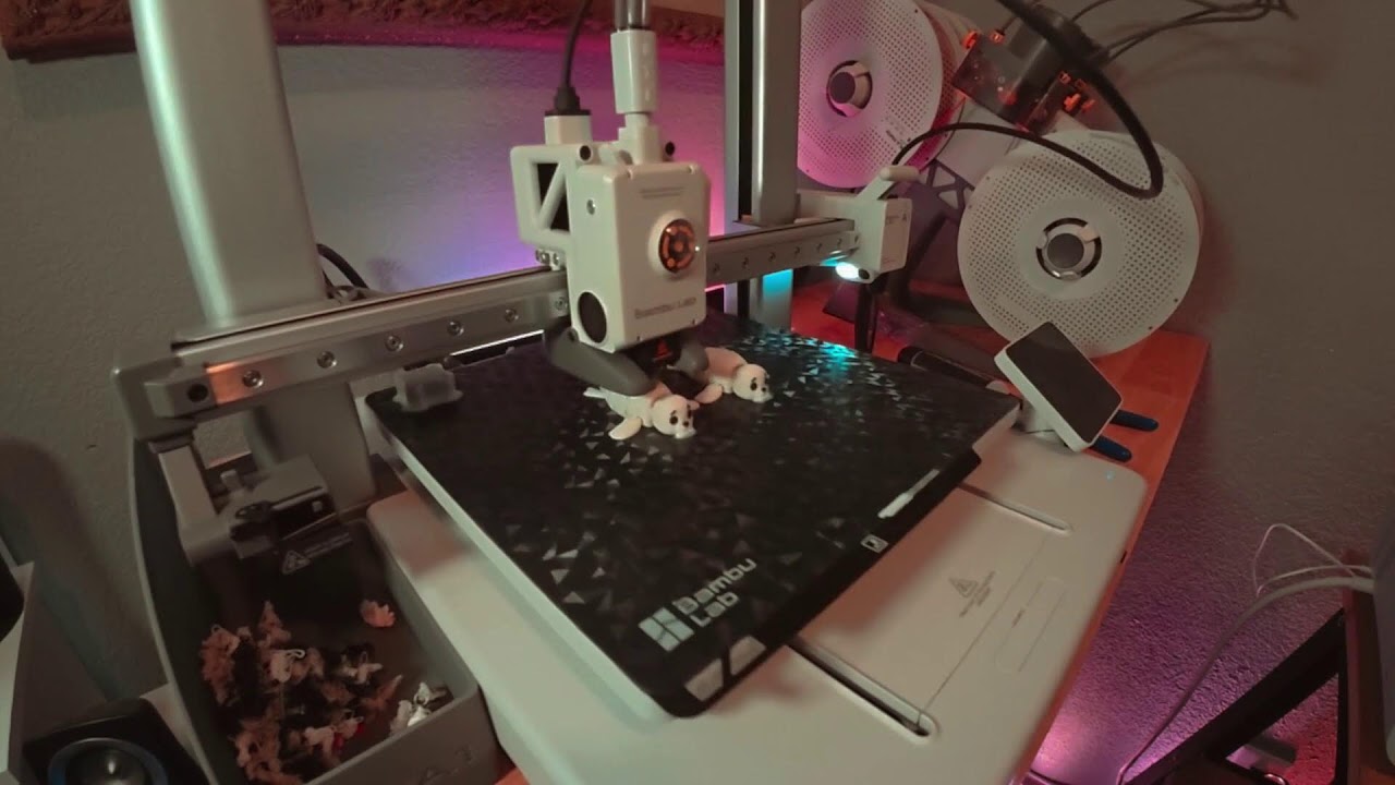 3D PRINTING LIVE | Articulating Seal | Bambu Labs w/AMS Lite | Bambu Labs Basic PLA Filament |