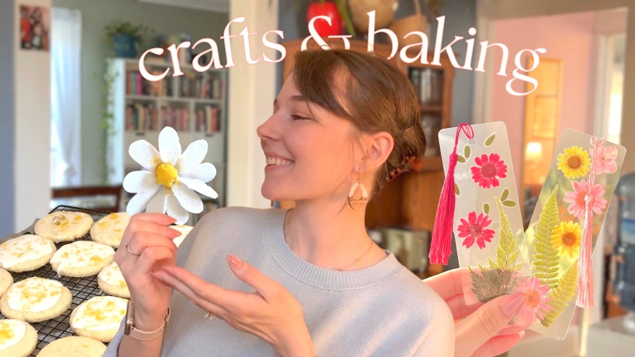 Spring crafting and baking to try and find joy ✨🍪🌸