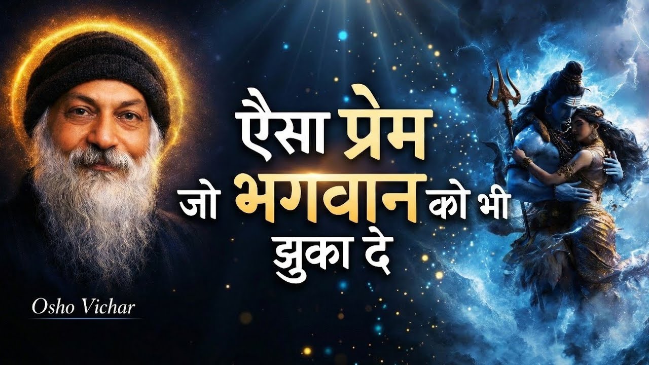 शिव–पार्वती का प्रेम: जब भगवान भी इंतज़ार करता है | Osho Hindi Pravachan 