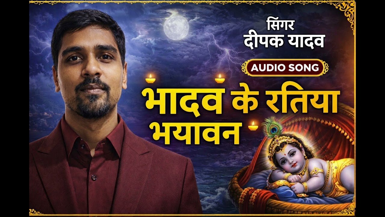 भादव के रतिया भयावन || Sohar Geet || श्री कृष्ण जन्म सोहर || @Deepak Yadav || जय श्री कृष्ण ||