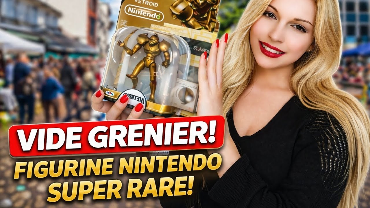 J&rsquo;ai trouv&eacute; une figurine Nintendo SUPER RARE en vide-grenier ! 😁👌💎 