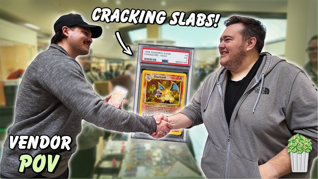 He Needed This CHARIZARD To Complete His MASTER SET! Twin Oaks Pokemon Card Show Vendor POV!