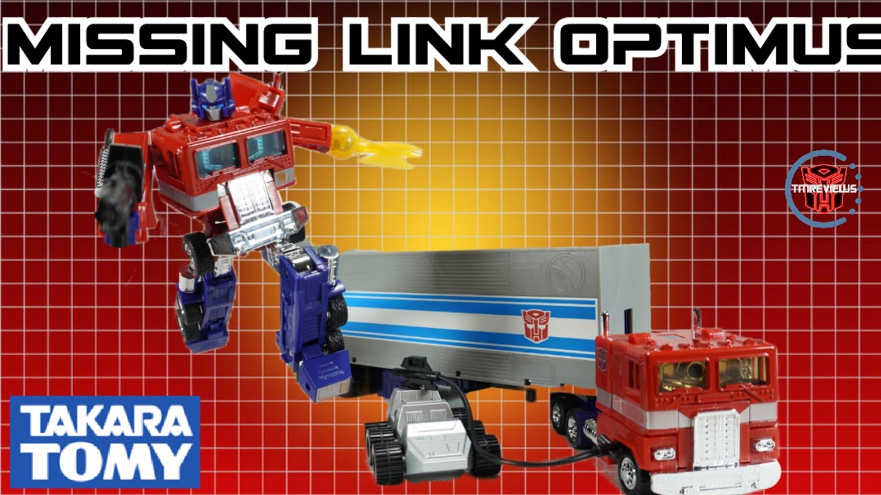 Takara Tomy Transformers Missing Link C-01 & C-02 Optimus Prime