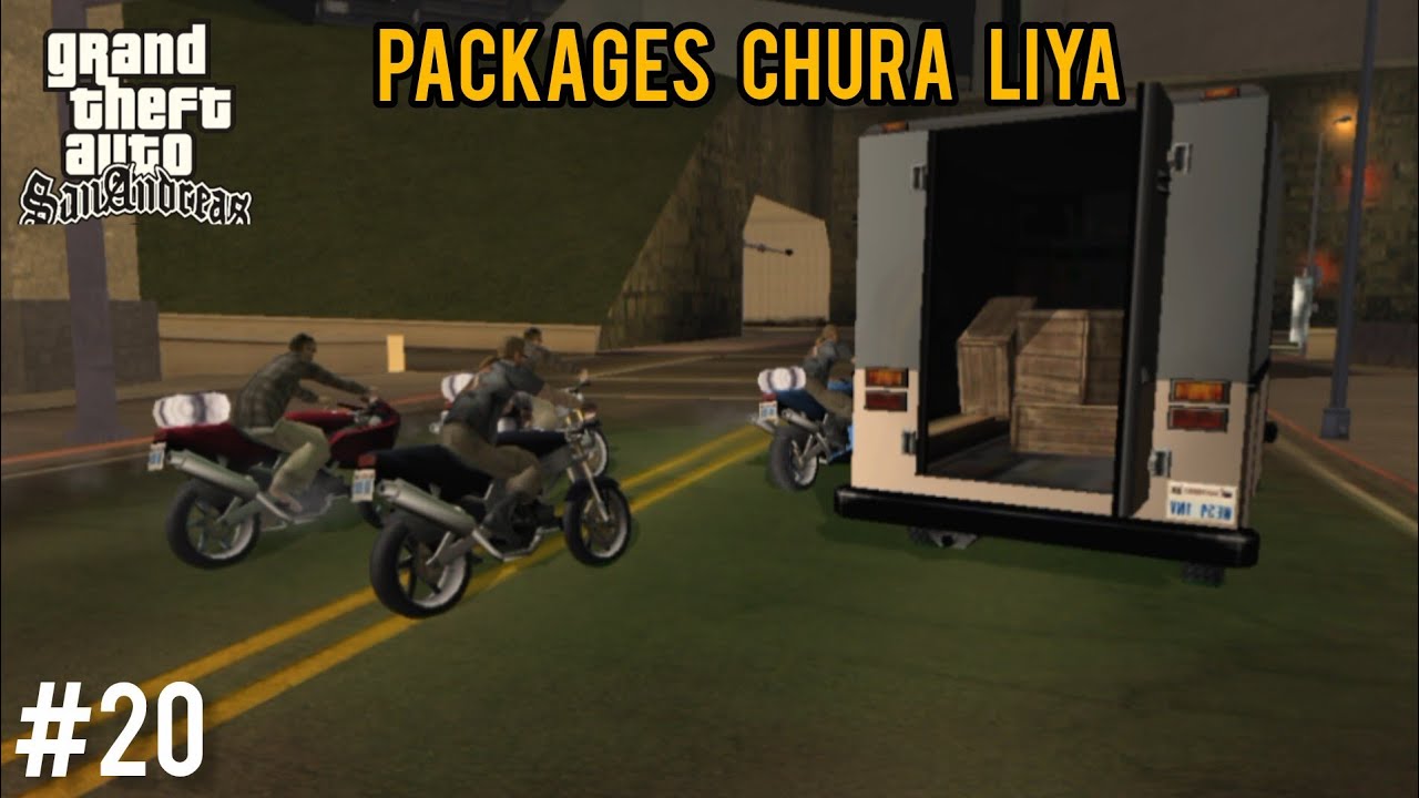 Biker Gang Na Van Se Packages Chura Le Gayi 😱 | GTA San Andreas -#20