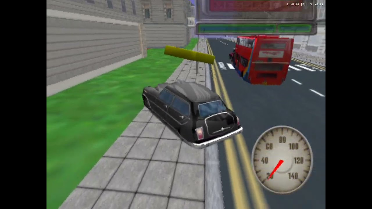 London Cab Challenge PS2 (AetherSX2)