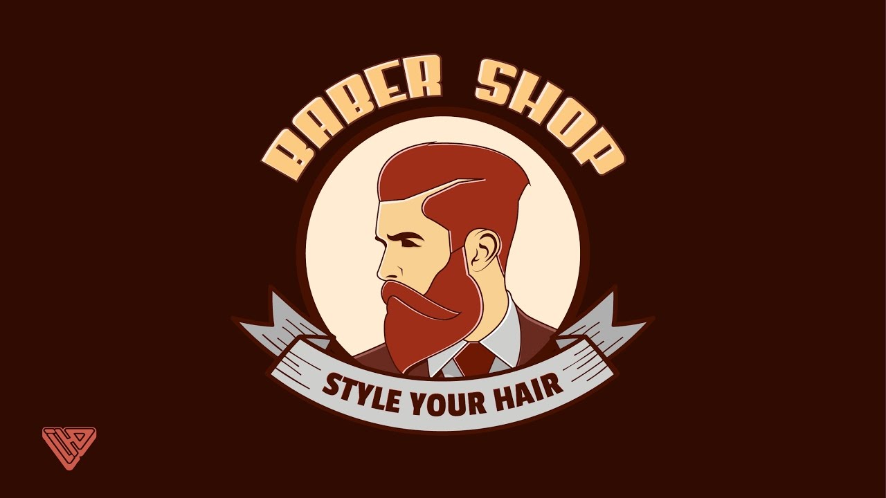 Barber Shop Logo Symbol | Illustrator Tutorial