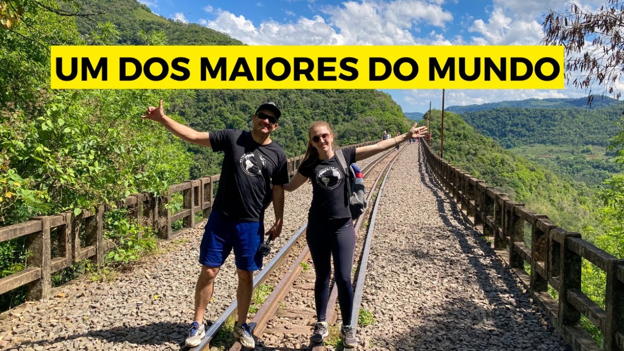 VIADUTO 13 | CRUZAMOS O VIADUTO MAIS ALTO DAS AMÉRICAS E ENCONTRAMOS O TREM DOS VALES - Turismo RS