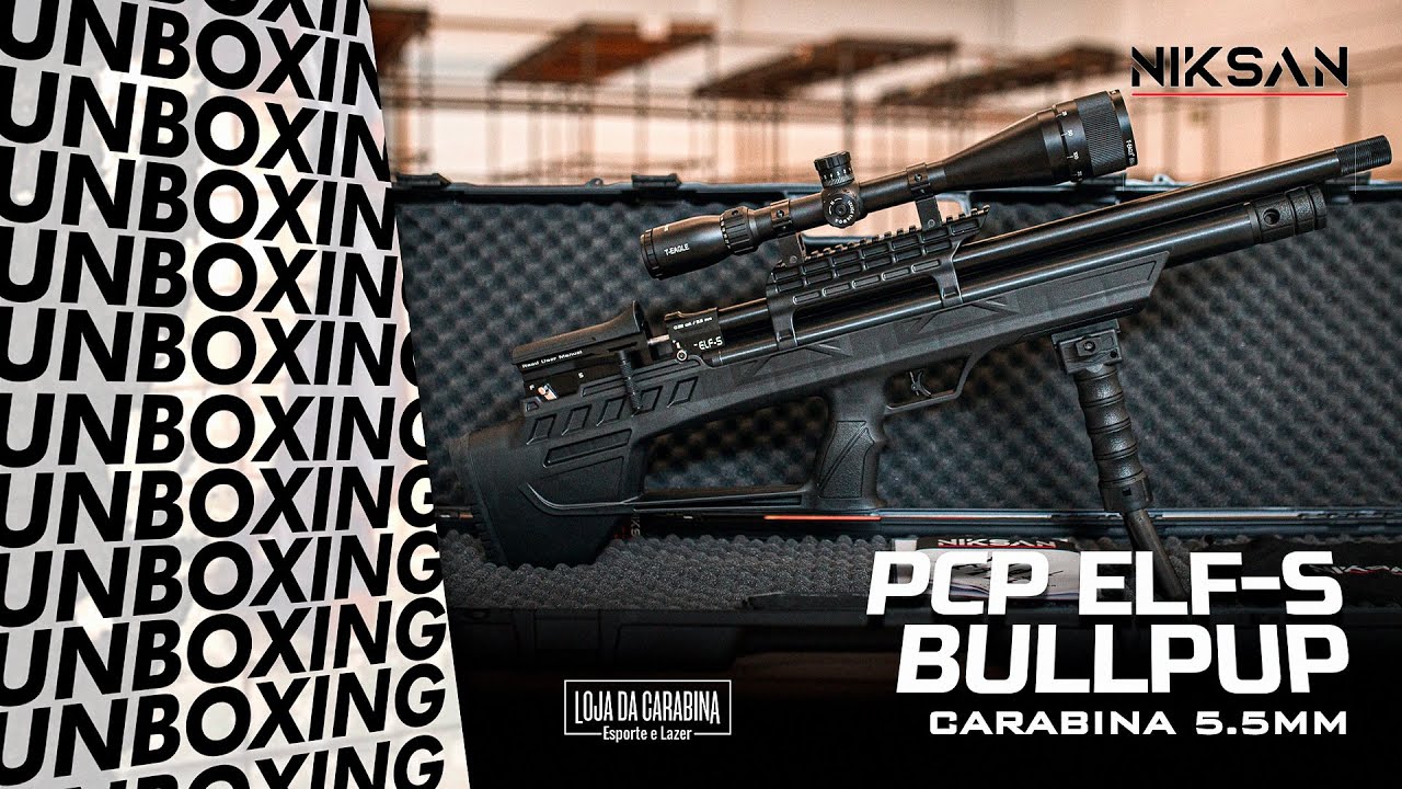 Unboxing Carabina PCP Niksan ELF-S 5.5mm