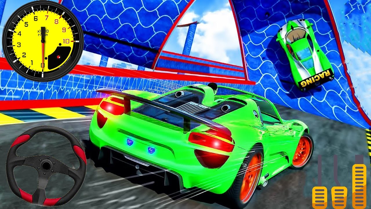 Ramp Car Stunts - Car Games - GT Impossible Sport Car Racing 2024 - Android GamePlay