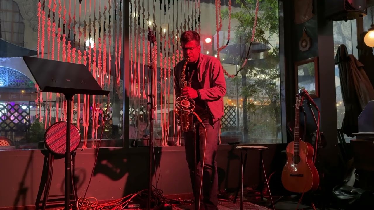Your Song (Elton John cover)--Apa at The Den Cafe open mic, Santa Ana CA