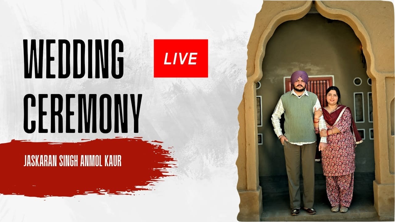 🔴LIVE WEDDING CEREMONY II JASKARAN SINGH WEDS ANMOL KAUR II JASSA BRAR PHOTOGRAPHY