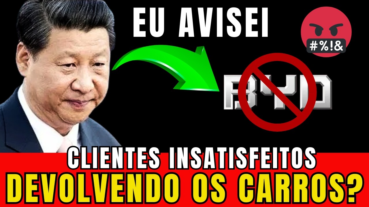 🚨🔥 CLIENTES BYD INDIGNADOS AME&Ccedil;AM DEVOLVER SEUS CARROS!