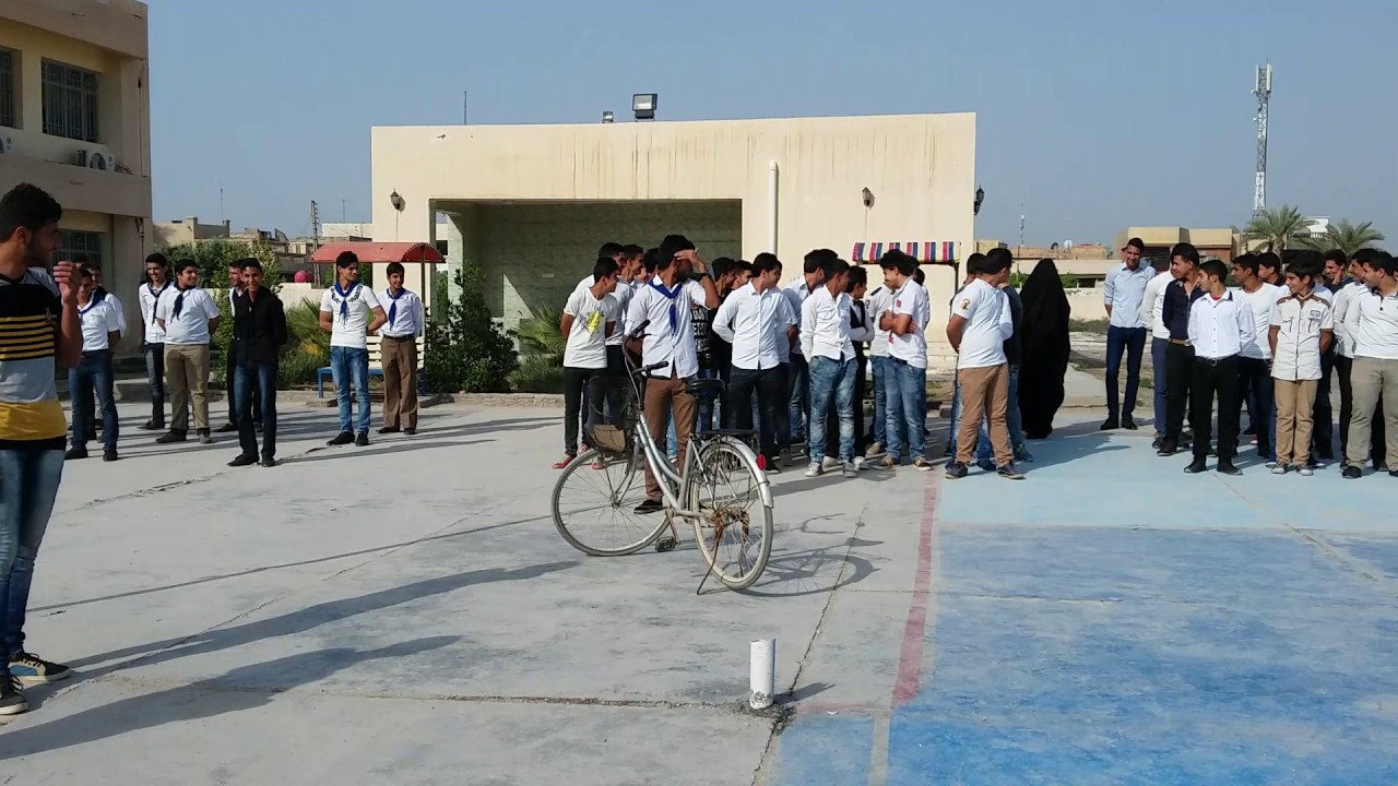 ظاهره التحرش بلبنات ( كما تدين تدان)في إعداديه المحاويل للبنين إخراج حسين الاكاديمي تمثيل كل من كرار