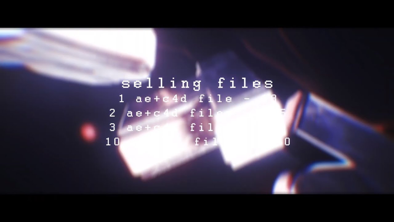 PROJECT FILES SALE [ENDS NOVEMBER 10TH]