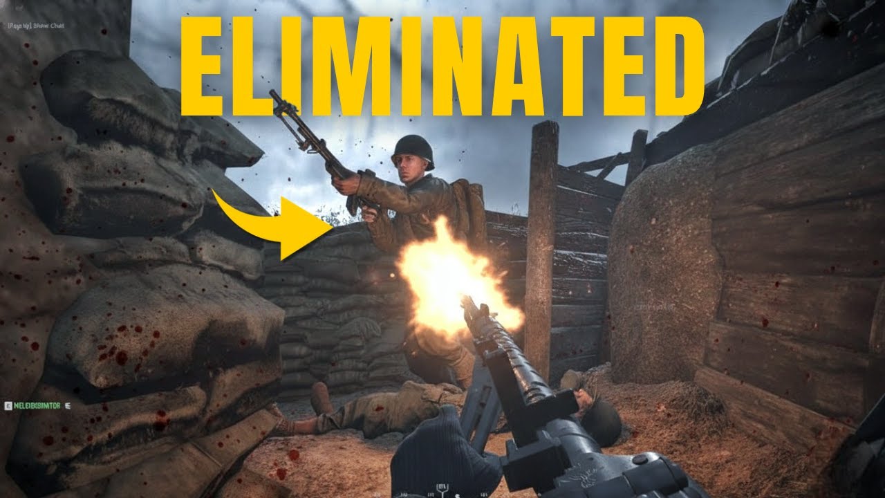 Sneaky Machine Gunner Takes Out Allied Squads With an MG34