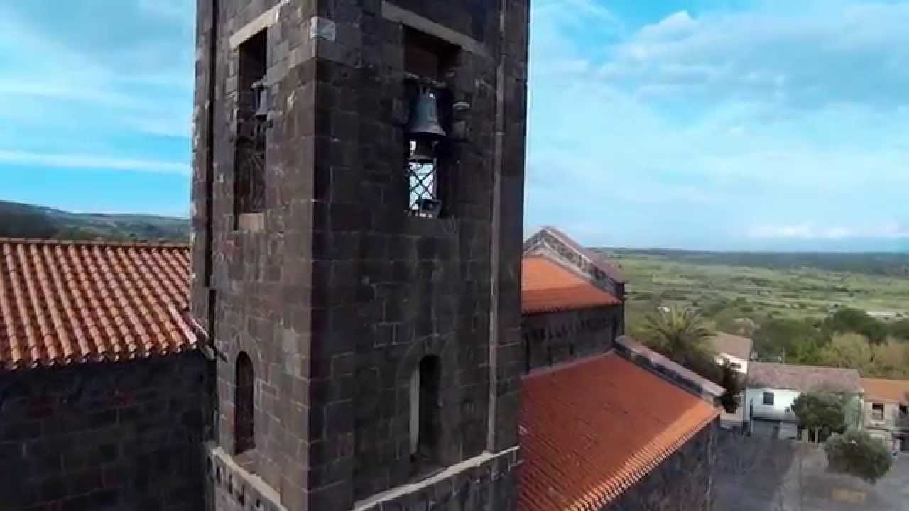 BONARCADO - BASILICA di Santa Maria (ripresa con un DRONE)