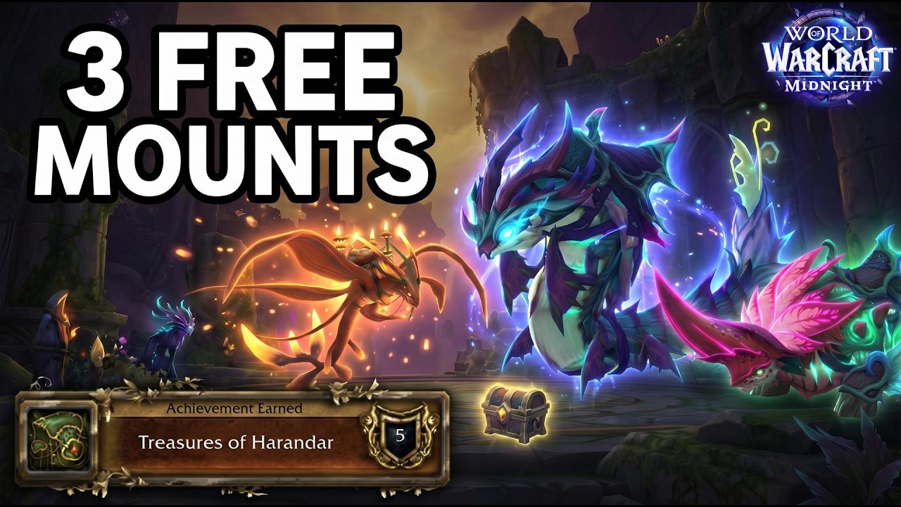 Treasures of Harandar: All 9 Locations to Unlock 3 Mounts FAST | Wow Midnight