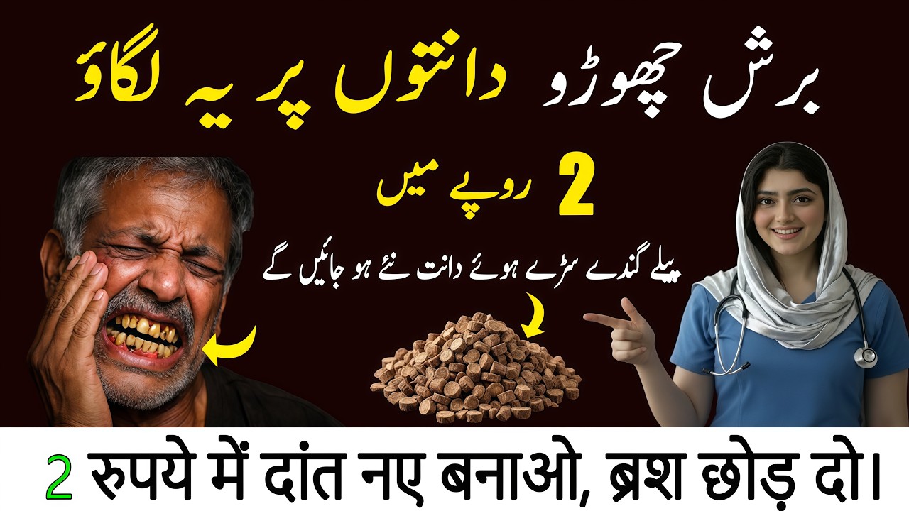 Reset Your Teeth Naturally at Home | Apne Danton Ki Care Ghar Par | Dr. Tuba Khan