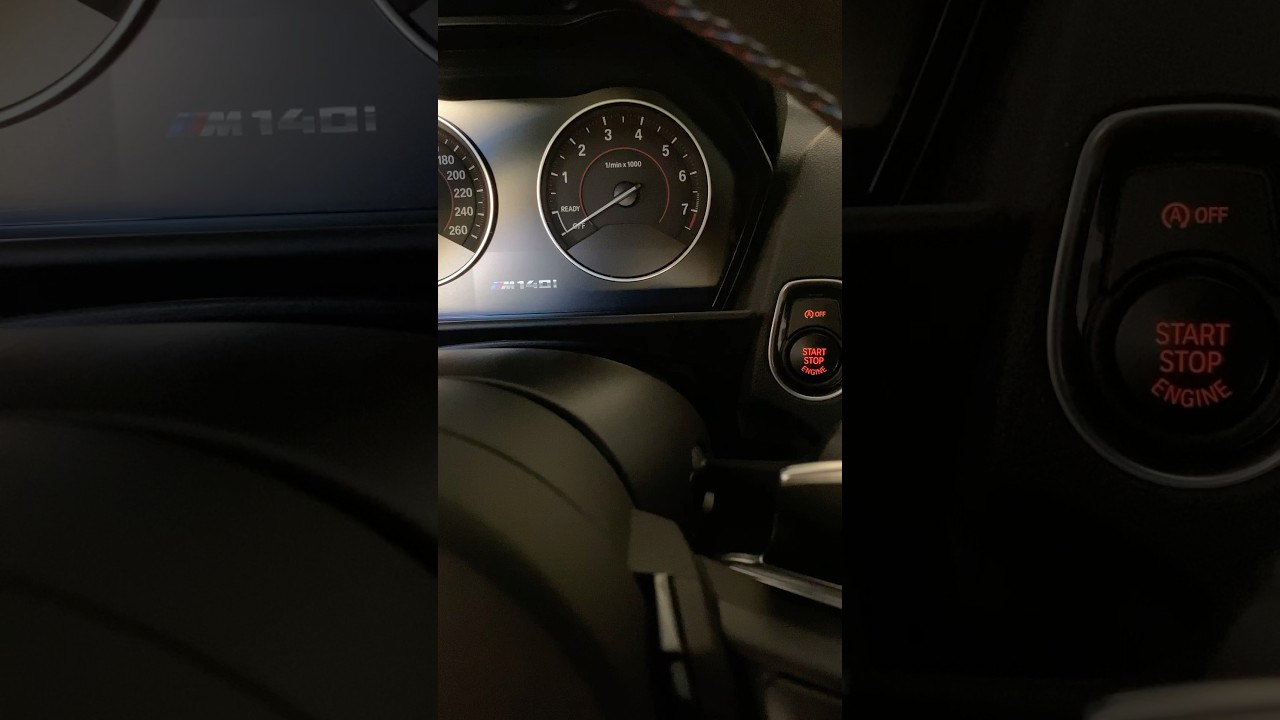 BMW M140i start + sound 