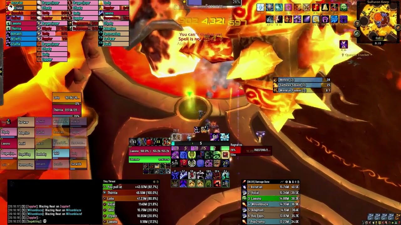 Unholy Death Knight  | Ragnaros (H) | Cataclysm | 36,863.6 dps