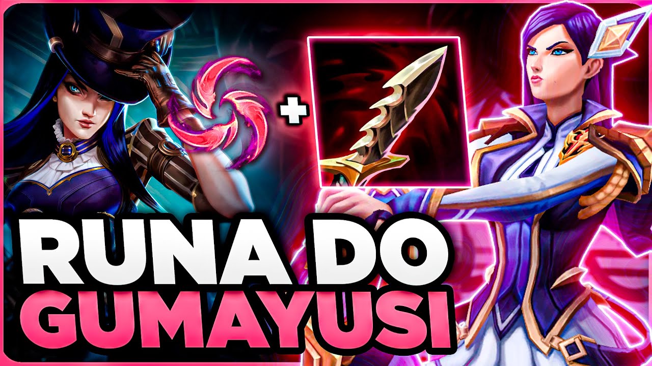 A RUNA do GUMAYUSI pra CAILTYN É BOA? | MONO CAITLYN GAMEPLAY