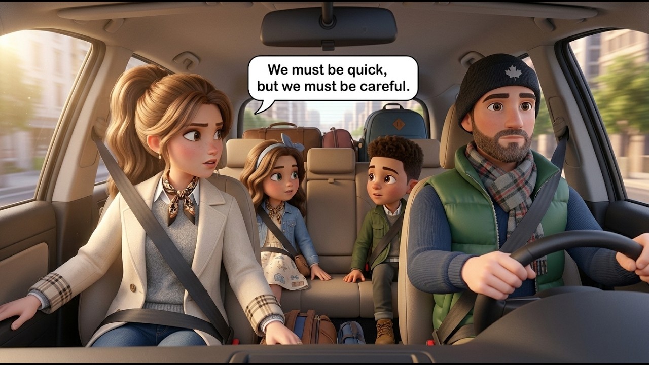 Stuck in Traffic After a Car Crash! | English Listening A1 Level | Slow English for Beginners