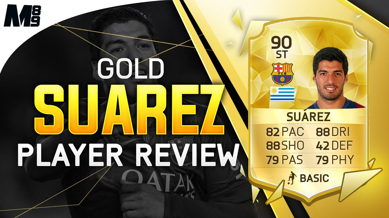 FIFA 16 SUAREZ REVIEW (90) FIFA 16 Ultimate Team Player Review + In Game Stats