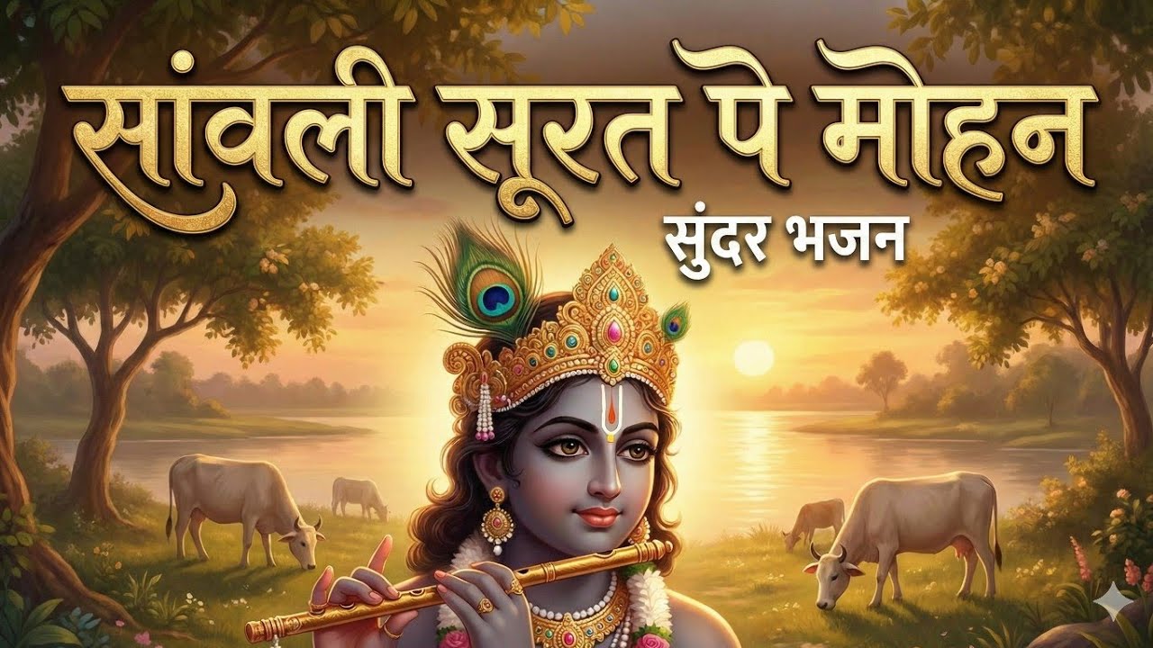 Heart Touching Krishna Bhajan 💖 Saawali Surat Pe Mohan | सांवली सूरत पे मोहन | Peace & Devotion
