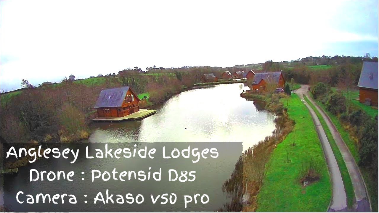 Anglesey Lakeside Lodges by Drone || Potensic D85 || AKASO V50 PRO
